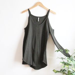 Z Supply Cut-Out Green Top